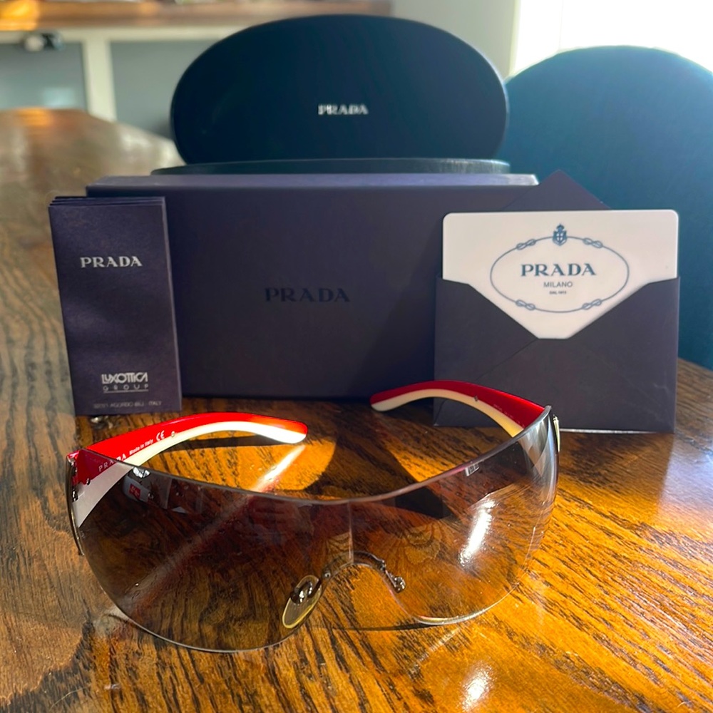 Prada Mask/Shield Sunglasses